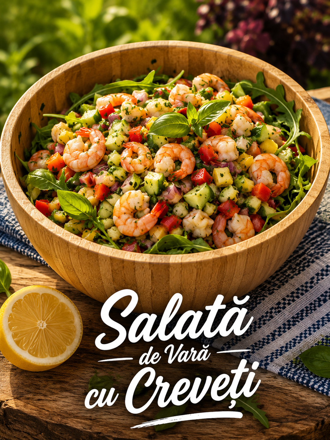 Salată de Vară cu Creveți