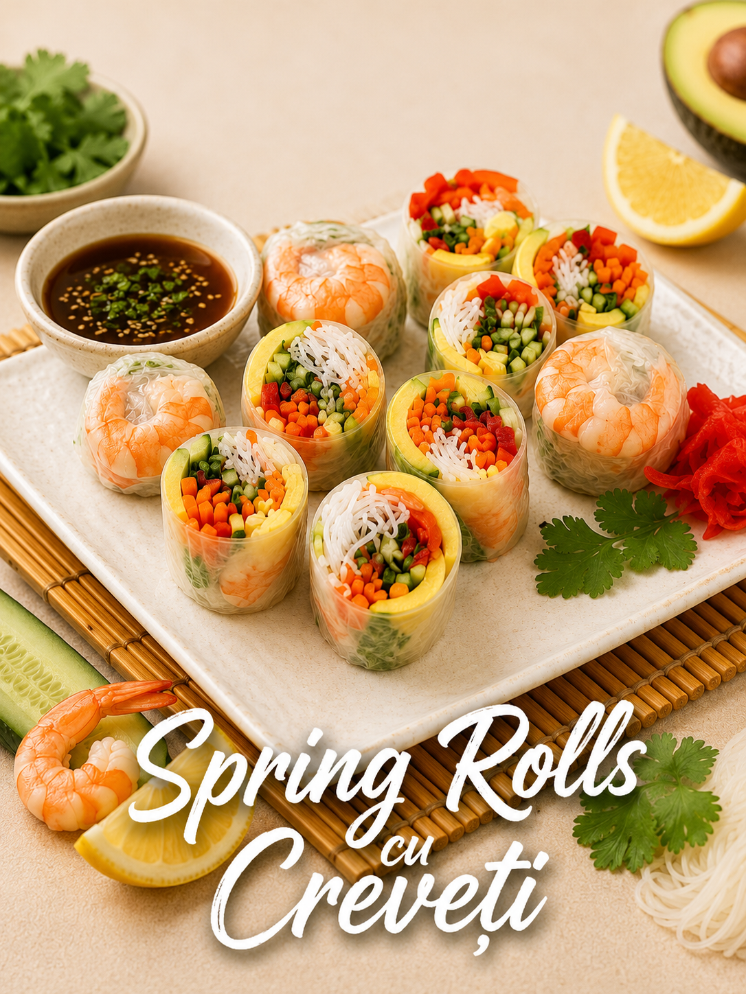 Spring Rolls cu creveți